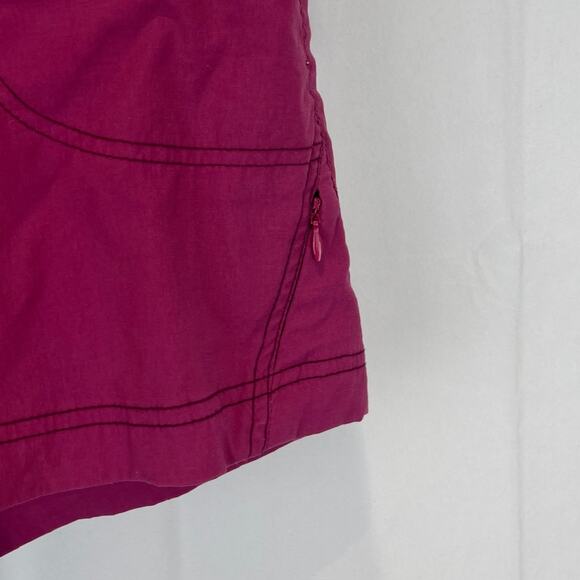 ATHLETA Size 4 5" Dipper Shorts 739408 Zip Fly Magenta Purple Pink - Picture 6 of 8